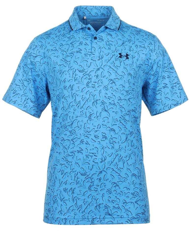 Under Armour Iso-Chill Verge polo homme, viral blue/midnight navy/photon blue