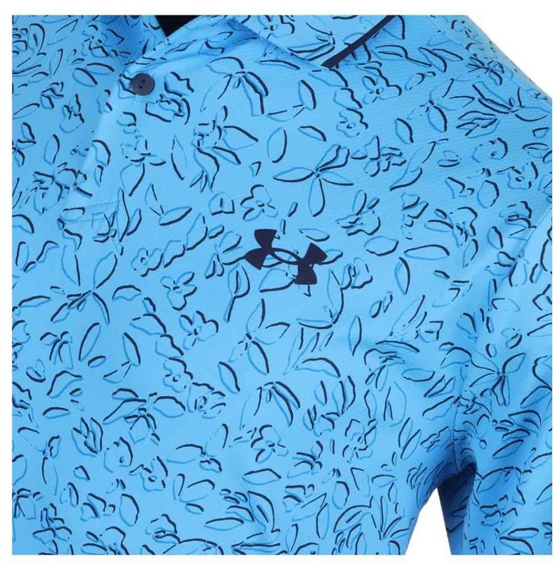 Under Armour Iso-Chill Verge polo homme, viral blue/midnight navy/photon blue