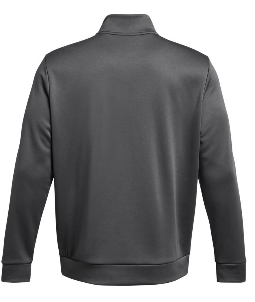 Under Armour Fleece 1/4 Zip sweat homme, castlerock/black