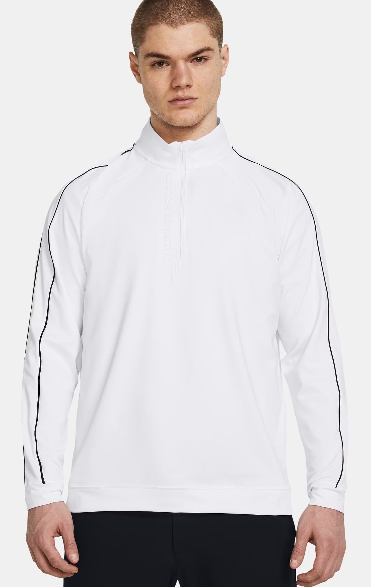 Under Armour Storm Midlayer 1/2 Zip sweat homme, blanc/midnight navy