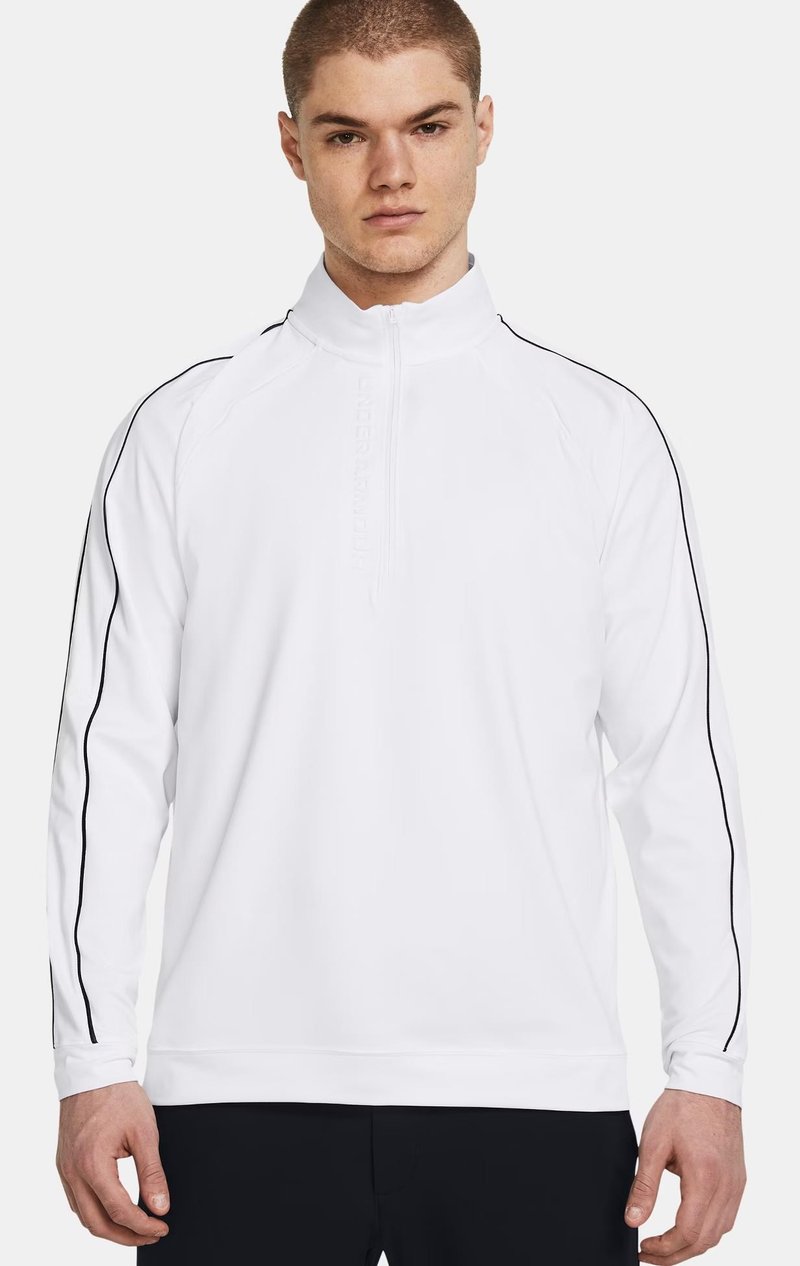 Under Armour Storm Midlayer 1/2 Zip sweat homme, blanc/midnight navy