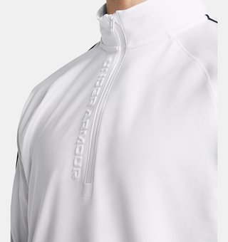 Under Armour Storm Midlayer 1/2 Zip sweat homme, blanc/midnight navy