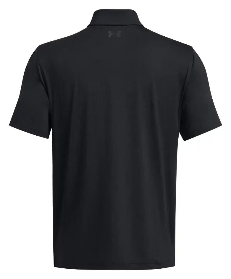 Under Armour T2G polo homme, noir/pitch gray