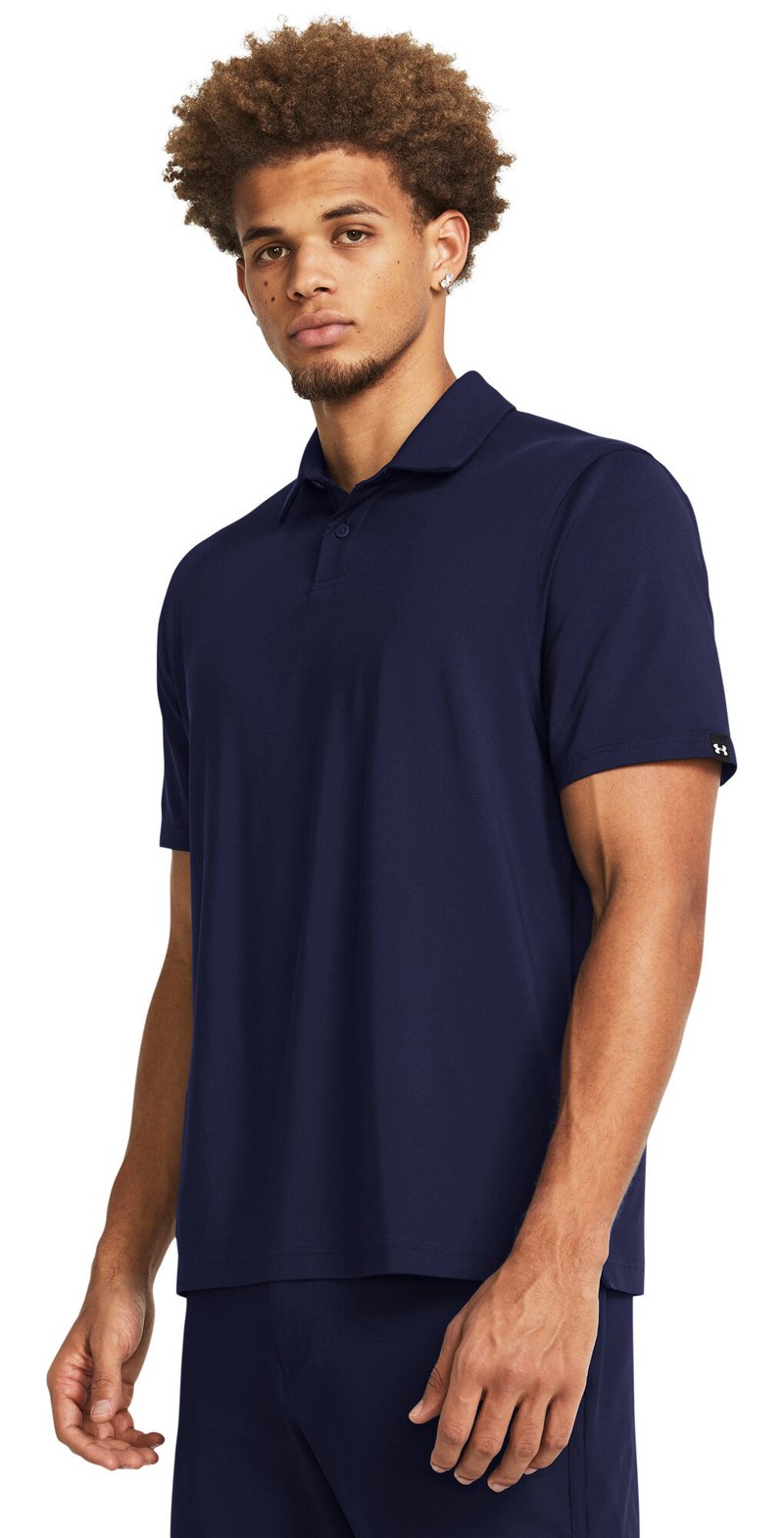 Under Armour T2G polo homme, midnight navy/pitch gray