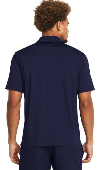 Under Armour T2G polo homme, midnight navy/pitch gray