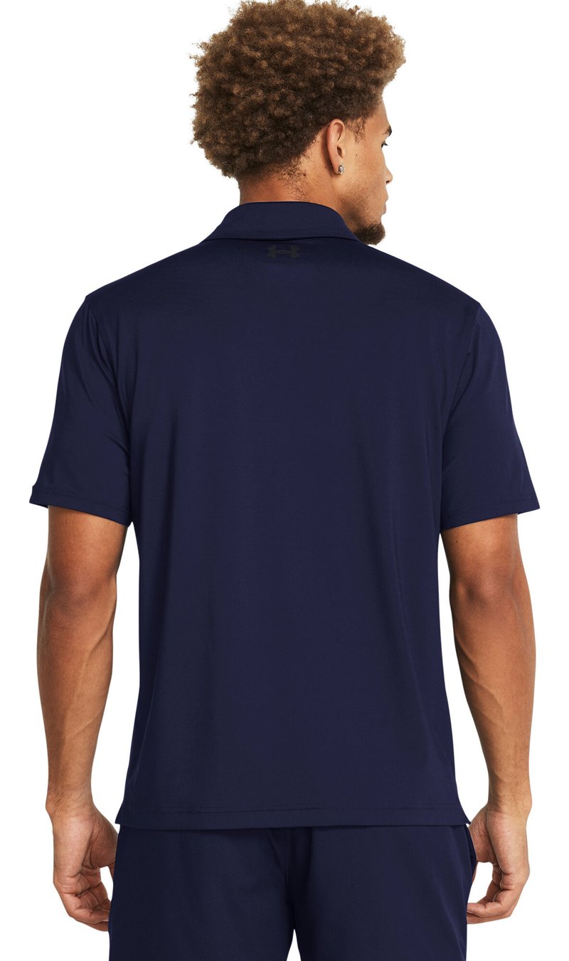 Under Armour T2G polo homme, midnight navy/pitch gray