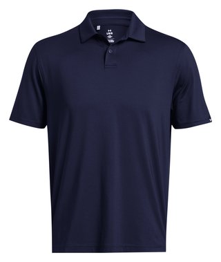 Under Armour T2G polo homme, midnight navy/pitch gray