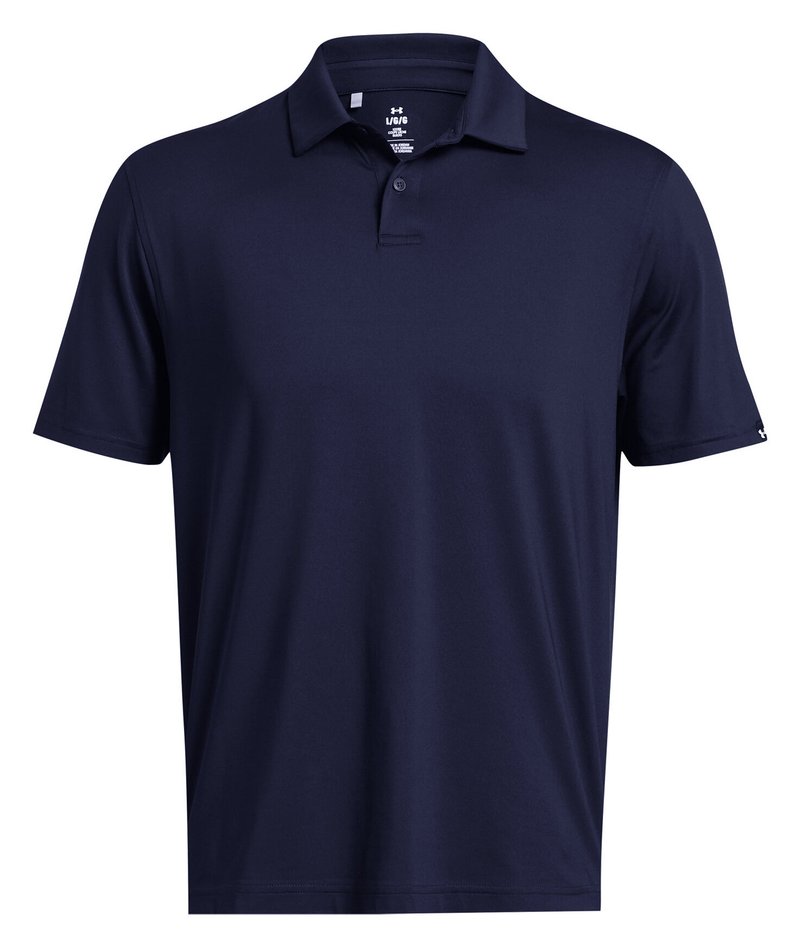 Under Armour T2G polo homme, midnight navy/pitch gray