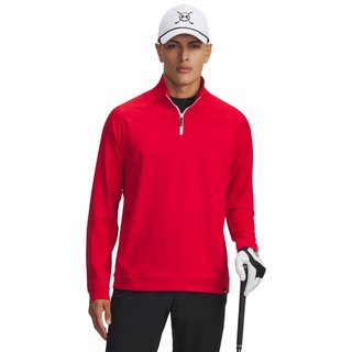 Under Armour Midlayer QZ LB sweat-shirt homme, rouge