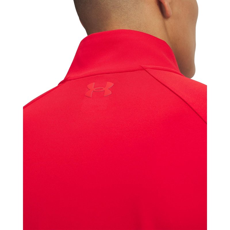 Under Armour Midlayer QZ LB sweat-shirt homme, rouge
