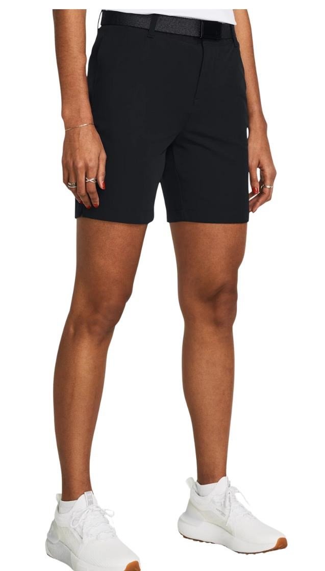 Under Armour Drive 7" short femme, noir/argent métallique