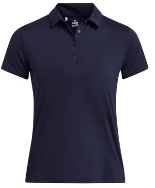 Under Armour Playoff polo femme, midnight navy/halo grey