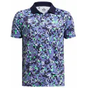 Under Armour Matchplay Printed junior polo, starlight/vapor green