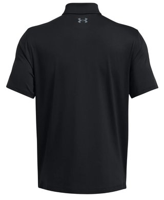 Under Armour T2G polo homme, noir/gris foncé