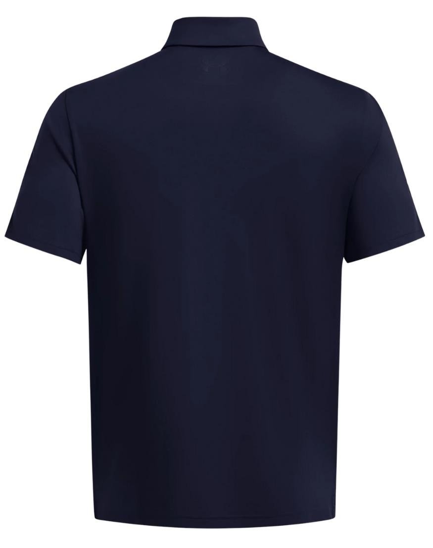 Under Armour Playoff 3.0 Striker polo homme, midnight navy/phoenix fire/white