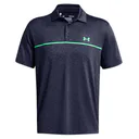 Under Armour Playoff 3.0 Stripe polo homme, midnight navy/vapor green