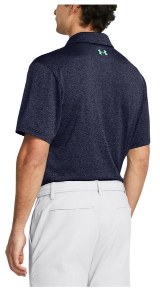 Under Armour Playoff 3.0 Stripe polo homme, midnight navy/vapor green