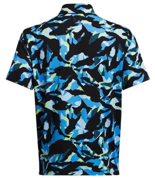 Under Armour Playoff 3.0 Printed polo homme, black/capri