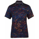 Under Armour Playoff 3.0 Printed polo homme, midnight navy/phoenix