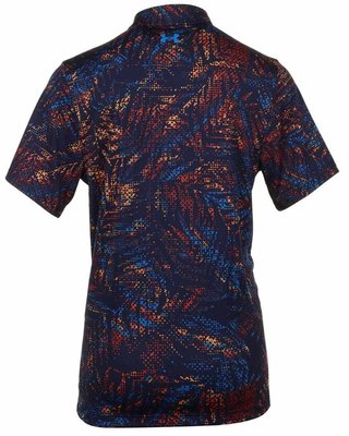 Under Armour Playoff 3.0 Printed polo homme, midnight navy/phoenix