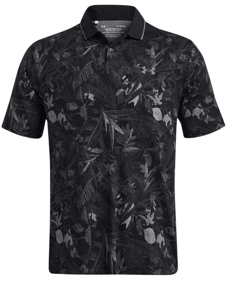 Under Armour Iso-Chill Edge polo homme, noir/gris foncé