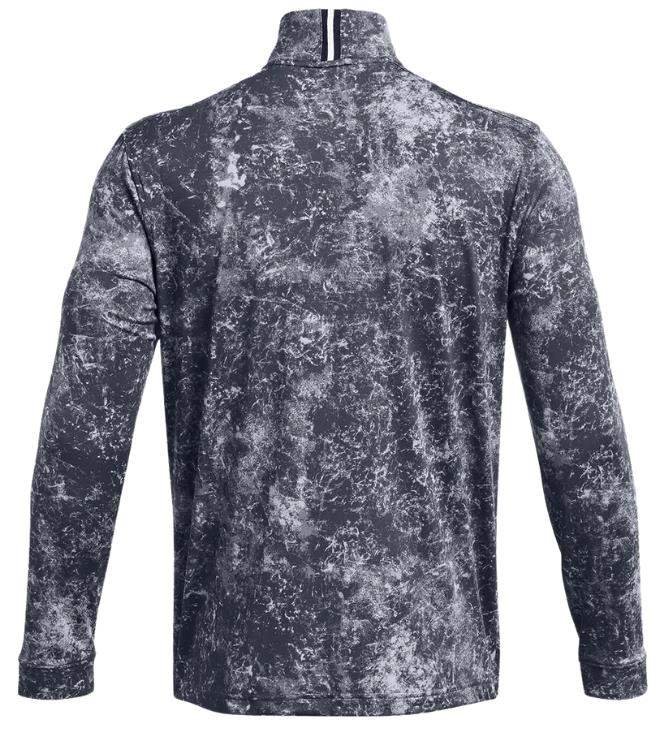 Under Armour Playoff Printed 1/4 Zip sweat homme, downpour gray/midnight navy