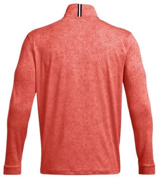 Under Armour Playoff Printed 1/4 Zip sweat homme, coho/red solstice/black