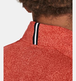 Under Armour Playoff Printed 1/4 Zip sweat homme, coho/red solstice/black