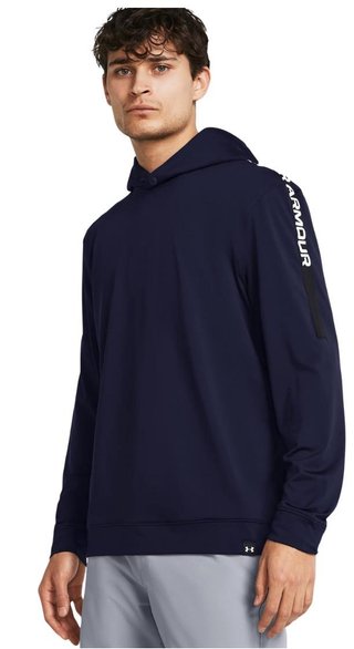 Under Armour Playoff hoodie homme, midnight navy/black/white