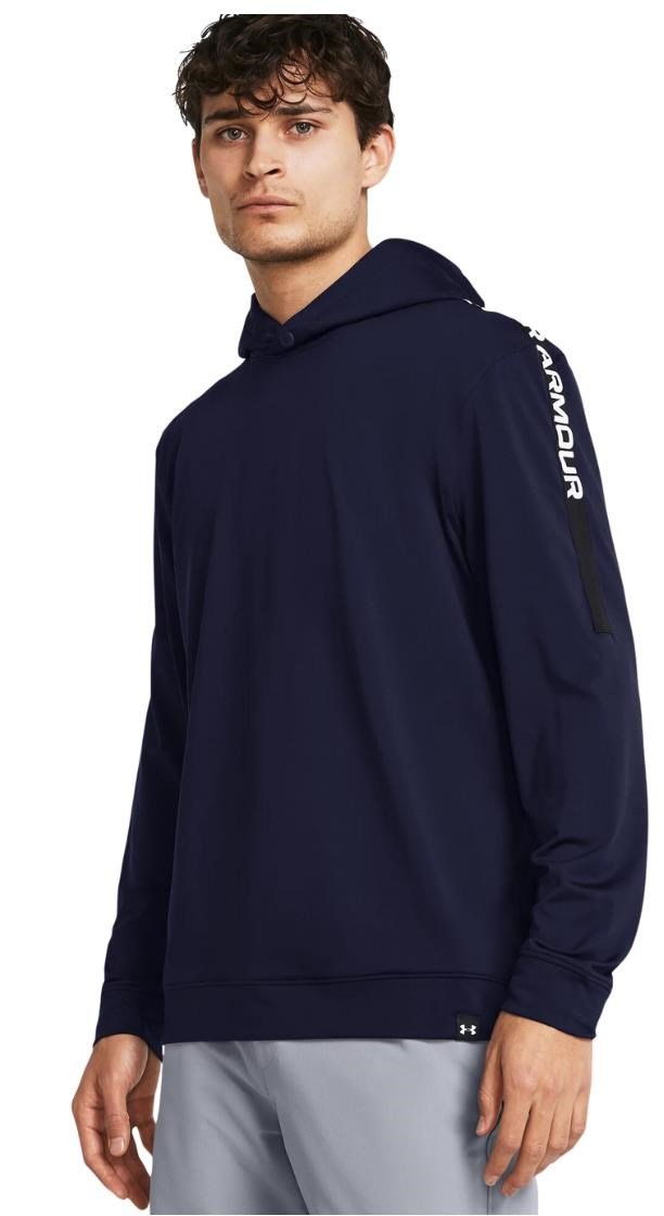 Under Armour Playoff hoodie homme, midnight navy/black/white