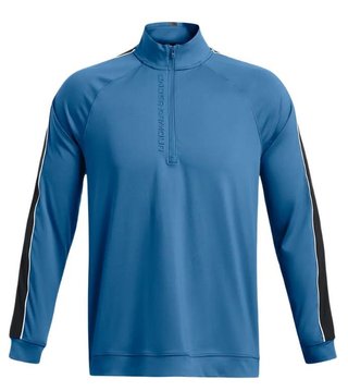 Under Armour Storm Midlayer 1/2 Zip sweat homme, photon blue/midnight navy/white