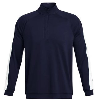 Under Armour Storm Midlayer 1/2 Zip sweat homme, midnight navy/matrix green/white