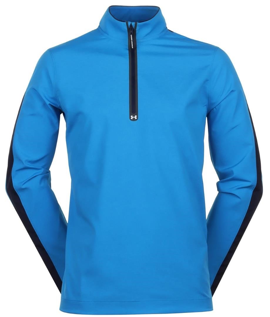 Under Armour Storm Windstrike 1/2 Zip veste homme, photon blue/midnight navy/white