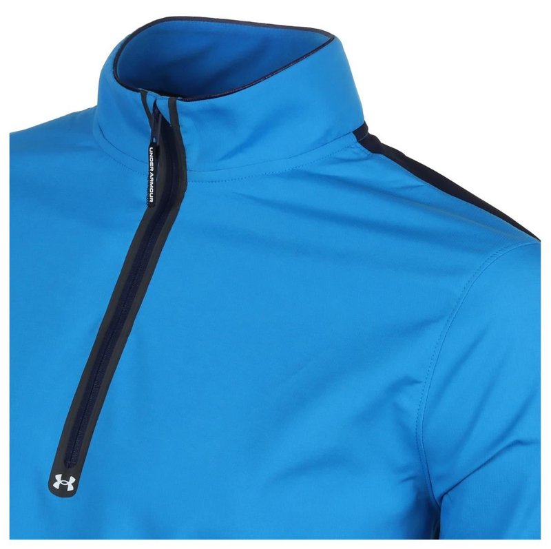 Under Armour Storm Windstrike 1/2 Zip veste homme, photon blue/midnight navy/white