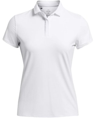 Under Armour Iso-Chill polo femme, blanc/bleu marine