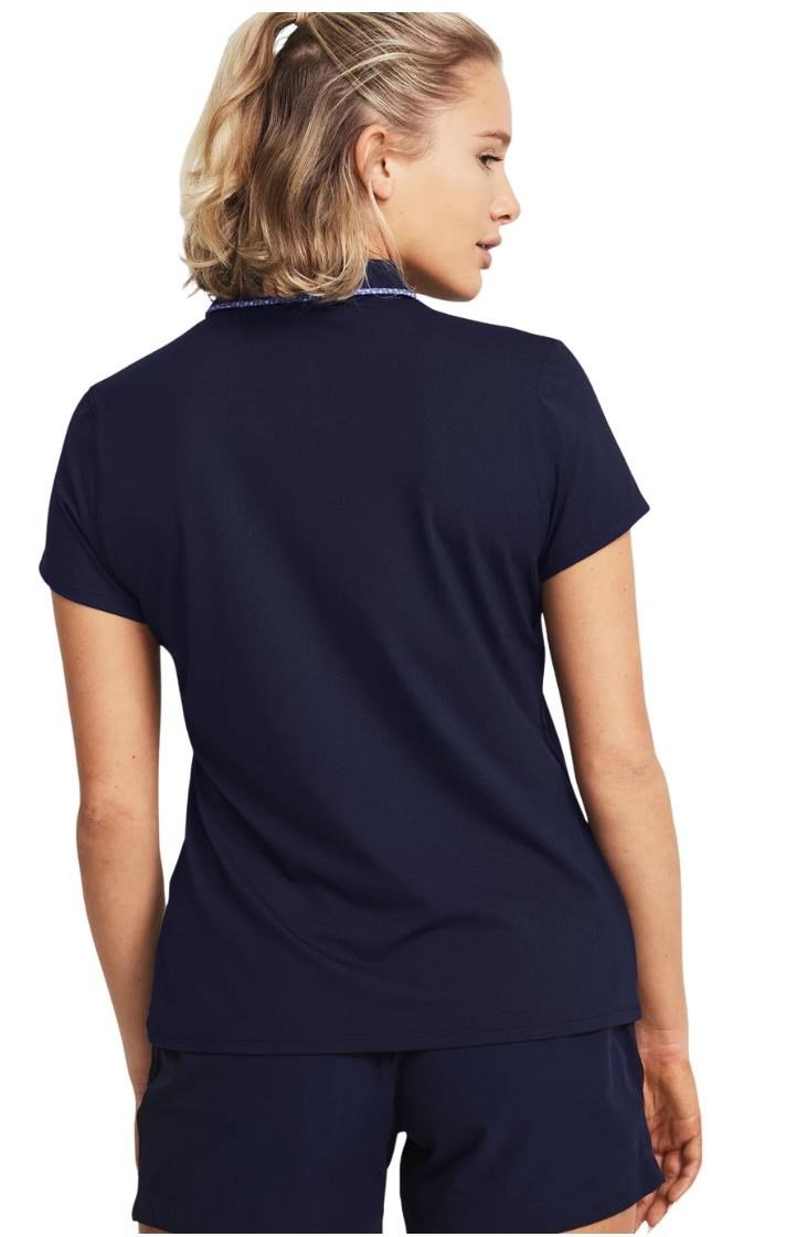 Under Armour Iso-Chill polo femme, midnight navy/starlight