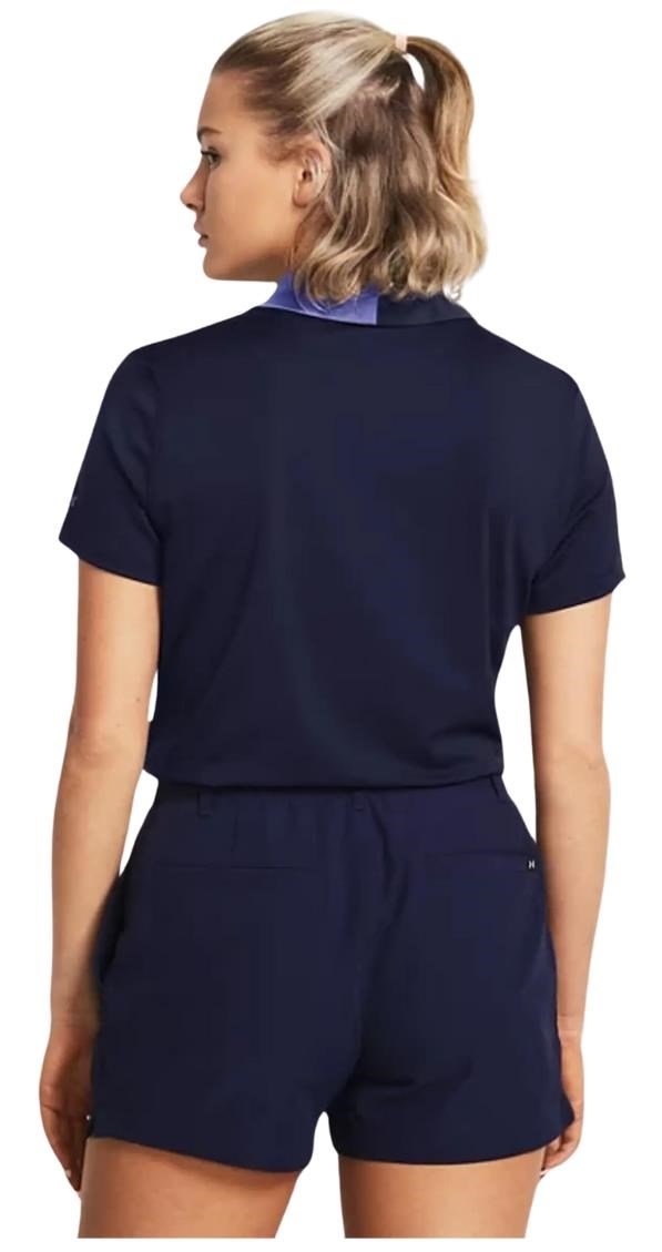 Under Armour Playoff Pitch polo femme, midnight navy/starlight