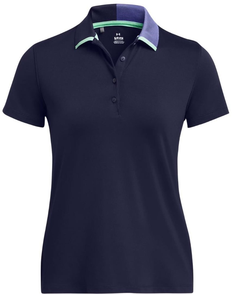 Under Armour Playoff Pitch polo femme, midnight navy/starlight