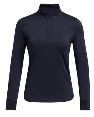Under Armour Playoff 1/4 Zip sweat-shirt femme, midnight navy/white