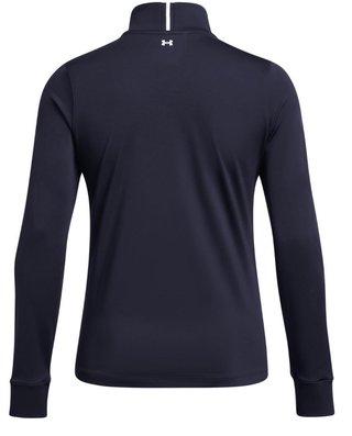 Under Armour Playoff 1/4 Zip sweat-shirt femme, midnight navy/white