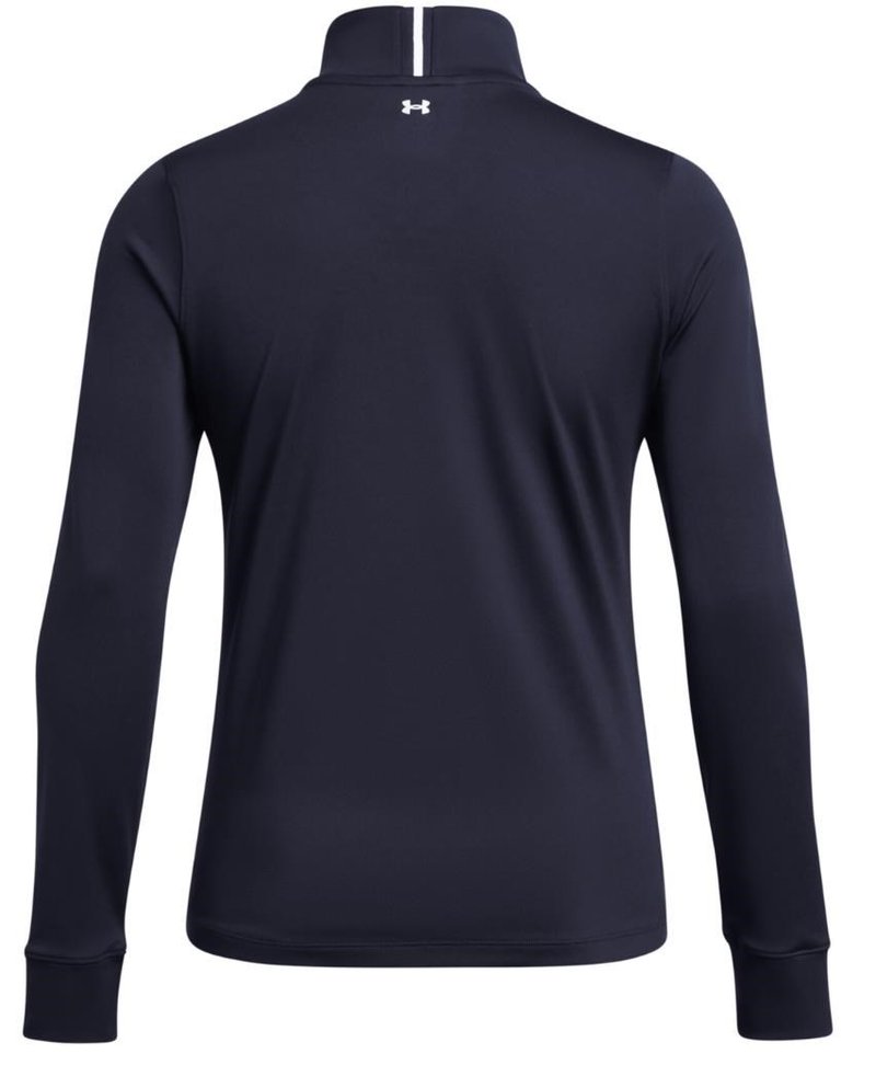 Under Armour Playoff 1/4 Zip sweat-shirt femme, midnight navy/white