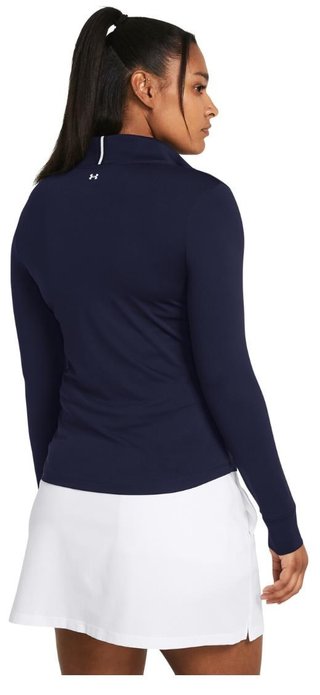 Under Armour Playoff 1/4 Zip sweat-shirt femme, midnight navy/white