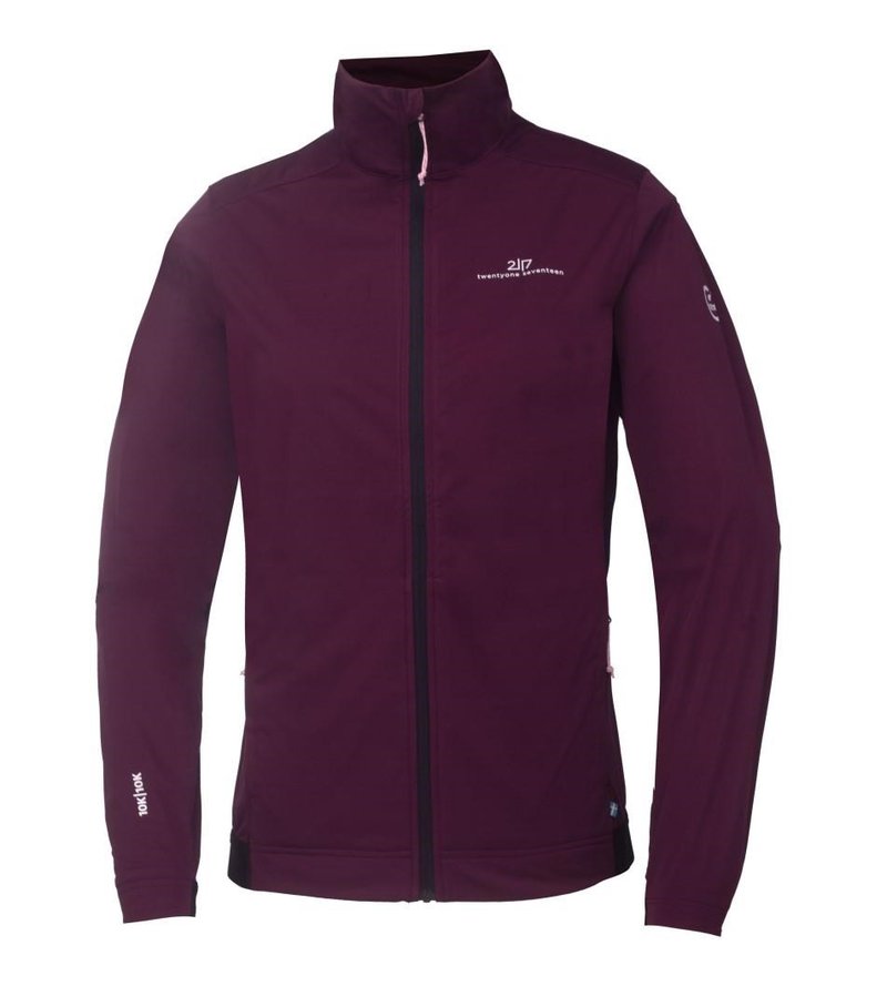 2117 of Sweden Torsvi veste hybride femme, dark plum