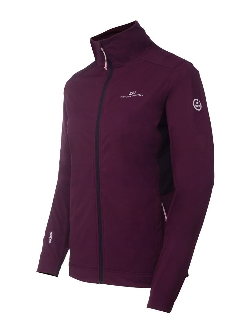 2117 of Sweden Torsvi veste hybride femme, dark plum