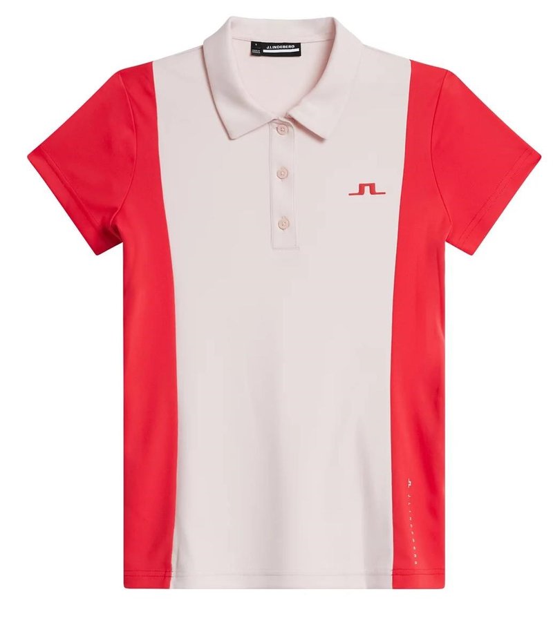 J.Lindeberg Tilly polo femme, rose quartz