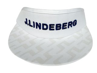 J.Lindeberg Viktor Print visière homme, blanc