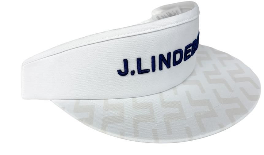J.Lindeberg Viktor Print visière homme, blanc
