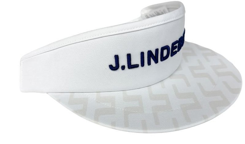 J.Lindeberg Viktor Print visière homme, blanc