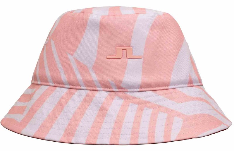 J.Lindeberg Wave bucket hat, dazzle wave rose