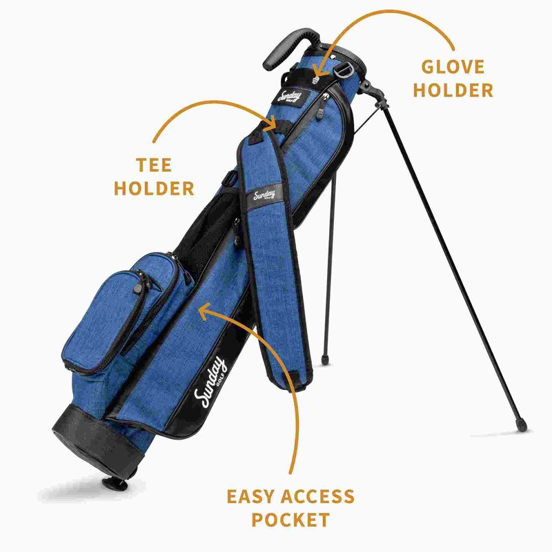 Sunday Golf Loma pencil bag, bleu cobalt